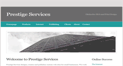 Desktop Screenshot of prestige-services.com