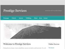 Tablet Screenshot of prestige-services.com